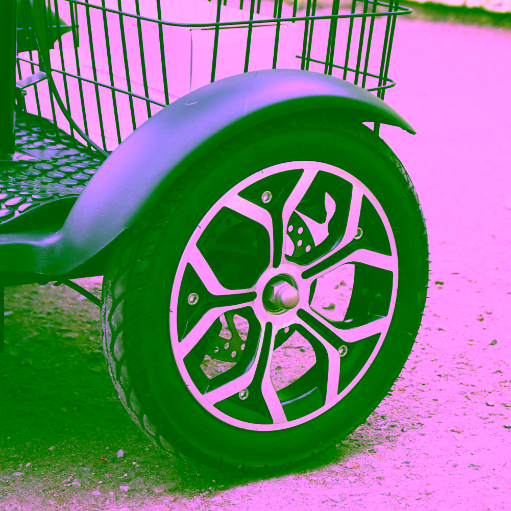 Електрическа триколка 750W Max Motors А3 Yellow Traffic с предно - Image 7