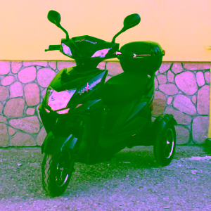 Електрическа триколка | Скутер, 1500W, цвят BLACK - Max