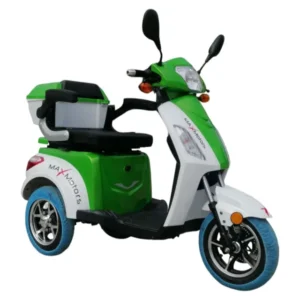 Електрическа триколка 1500W 20Ah | FM1, бяло-Зелен - Max