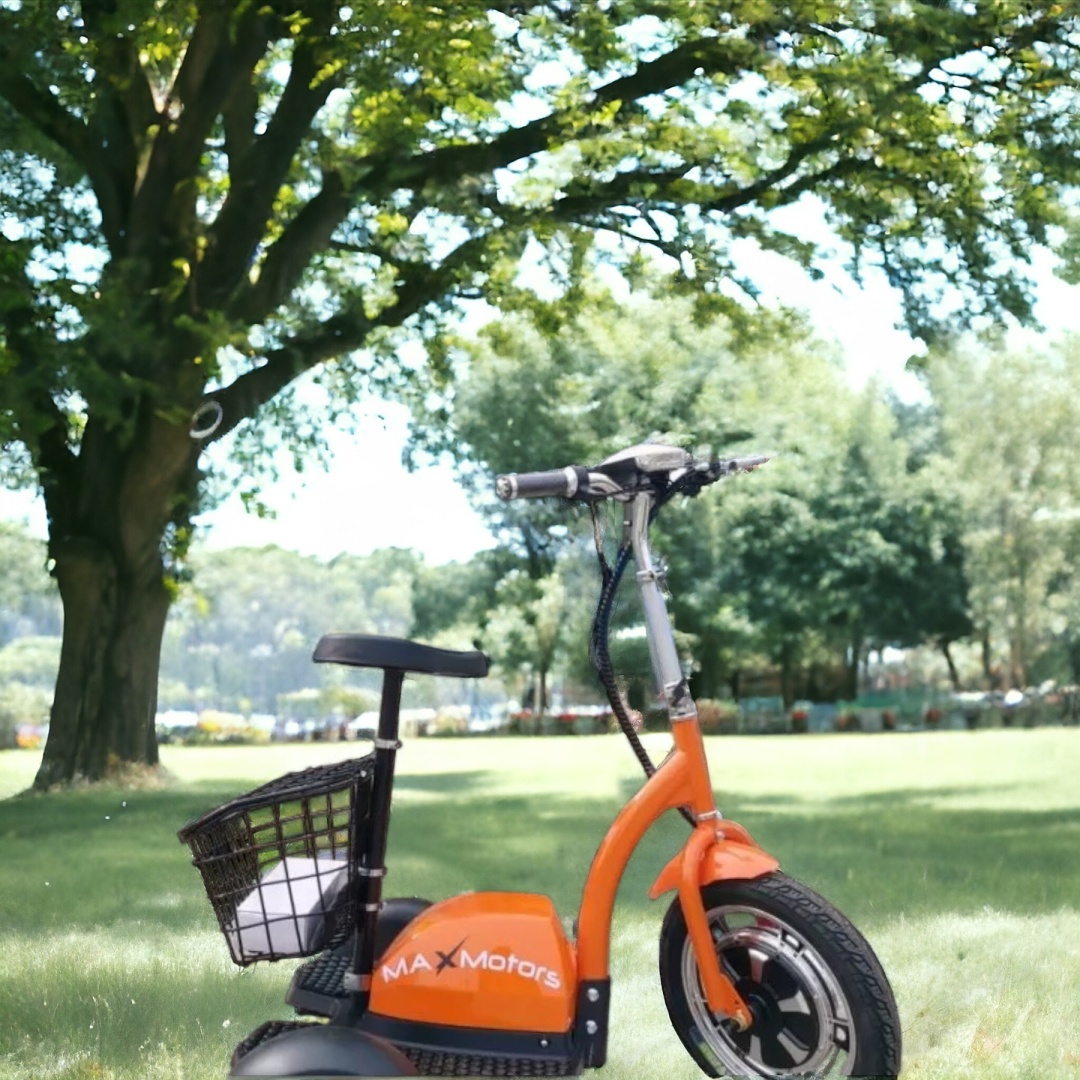 Електрическа триколка 500W MaxMotors нов модел А2, Orang - Image 7