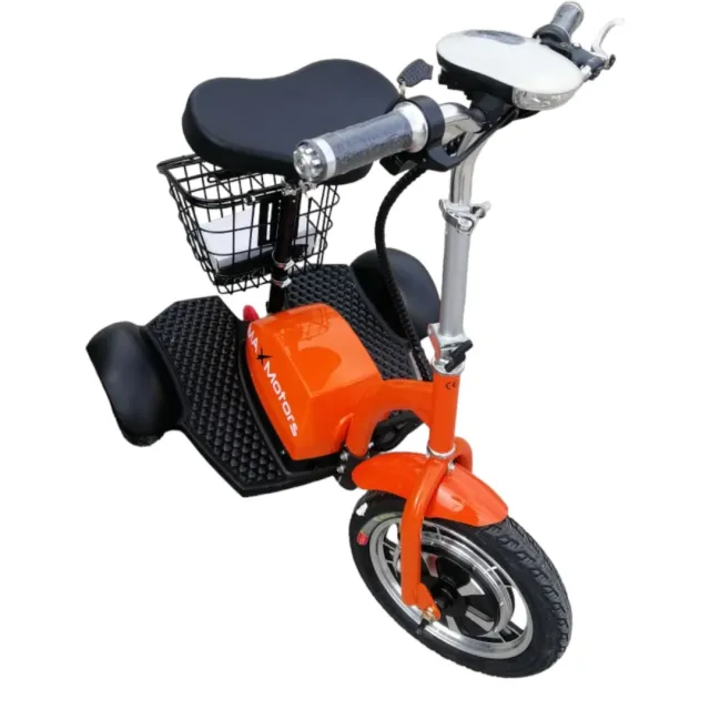 Електрическа триколка 750W MaxMotors модел А2, оранжева - Image 3