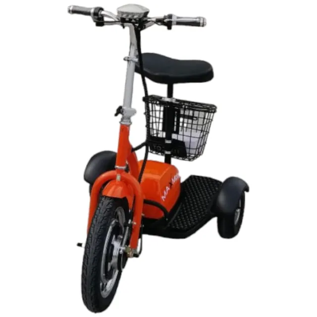 Електрическа триколка 750W MaxMotors модел А2, оранжева - Image 4