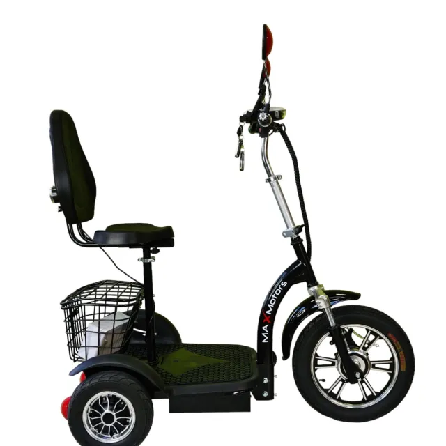 Електрическа триколка 750W MaxMotors А3 - Задно предаване, черна - Image 2
