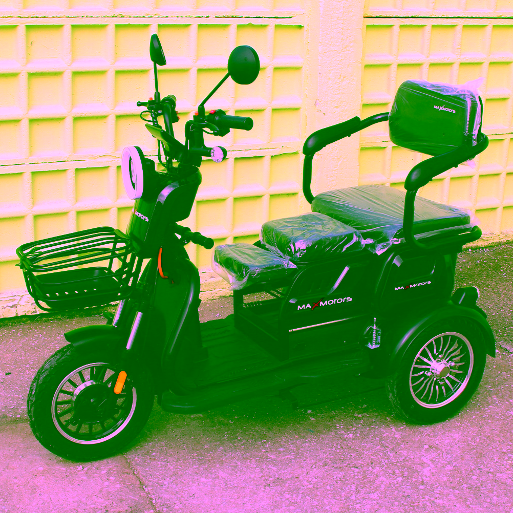 Електрическа триколка Max Motors X1 BLACK, 1500W - Image 3