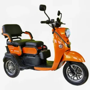 Електрическа триколка X2 | триместа, 1500w, Оранжева - Max
