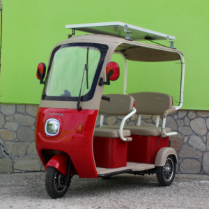 Електрическа триколка триместна | NEW Golf Red Solar - max
