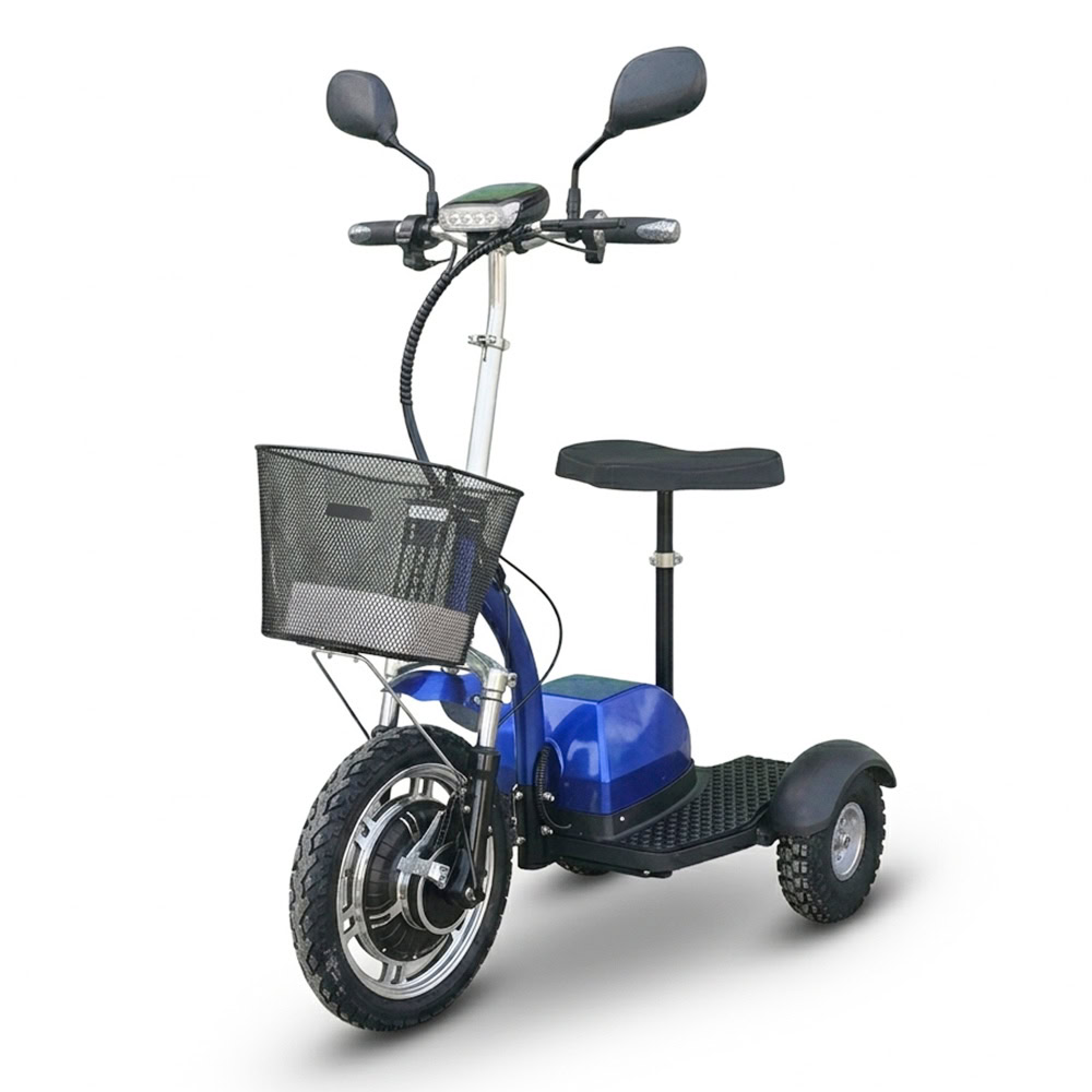 Електрическа триколка | A2, 750W, 48V, синя - Max Motors