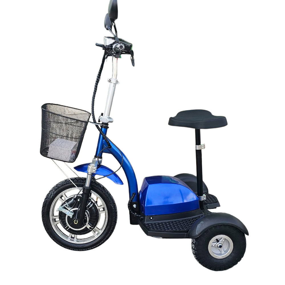 Електрическа триколка Max Motors A2, 750W, 48V, синя - Image 3
