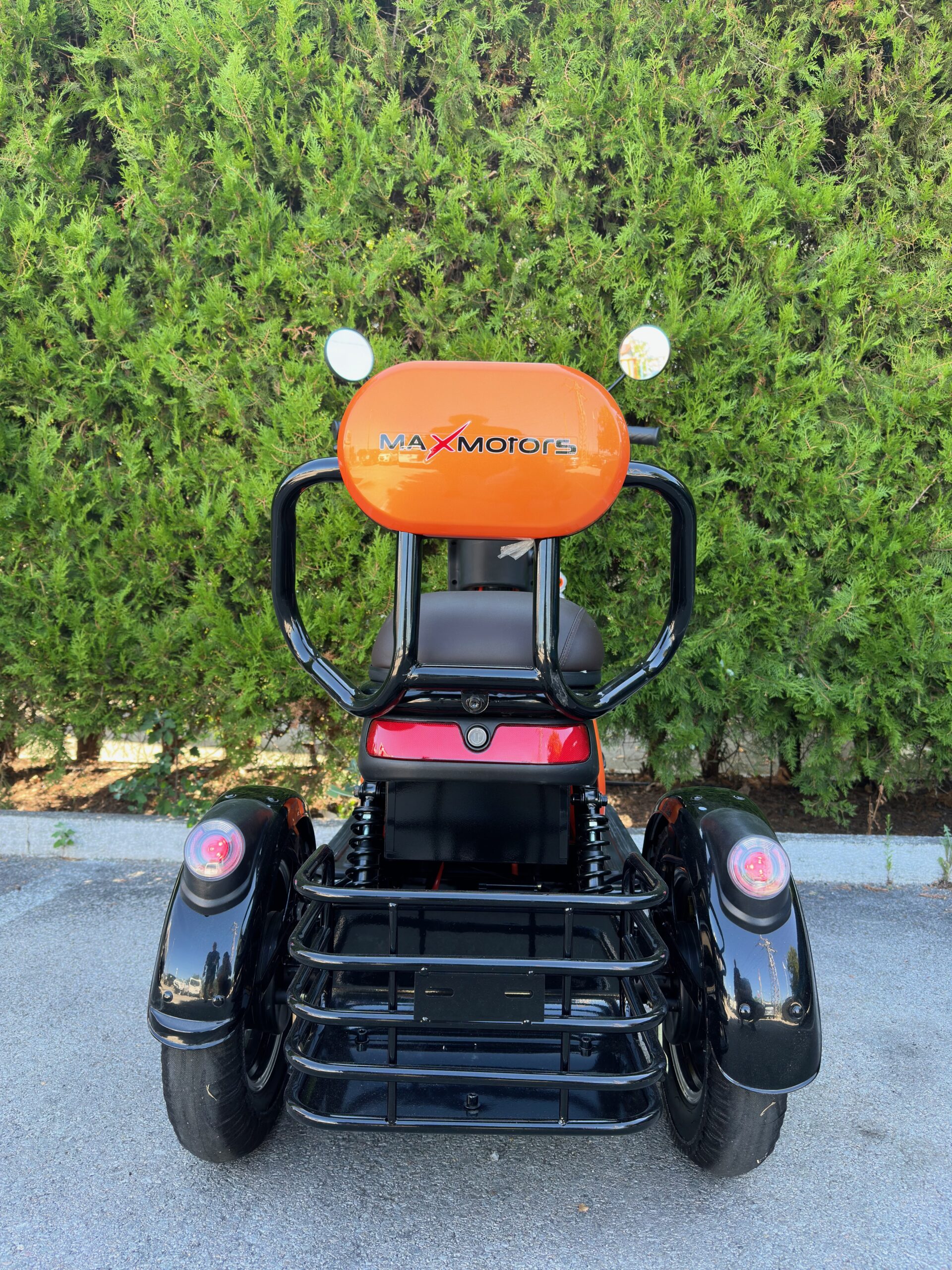 Двуместна електрическа триколка MaxMotors Grand Pudding 2000W 60V-25Ah, Оранж - Image 6
