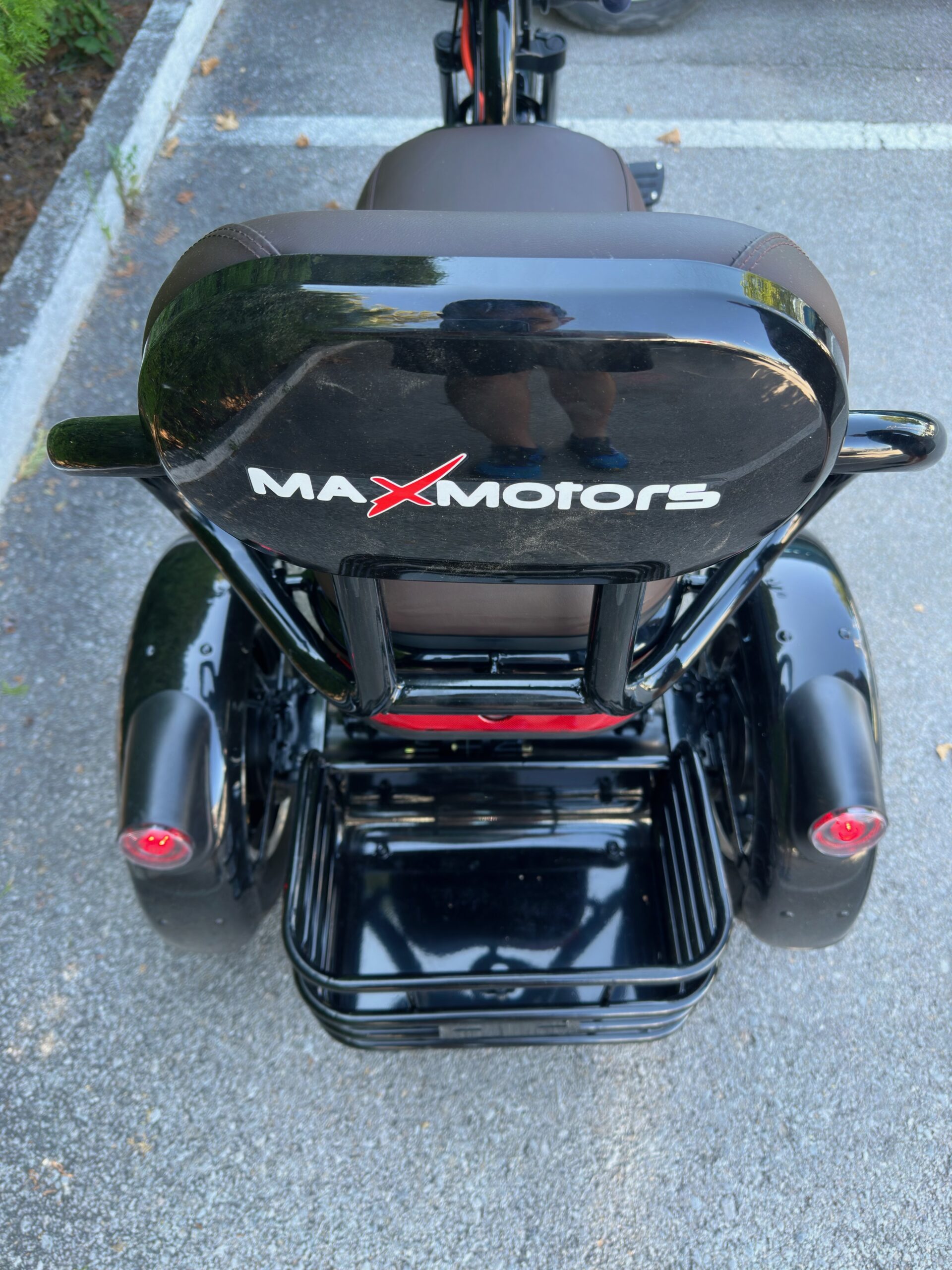 Двуместна електрическа триколка MaxMotors Grand Pudding 2000W 60V-25Ah, Черна - Image 6